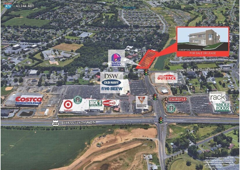 5392 Hamilton Blvd, Allentown, PA à vendre - Photo de l’immeuble – Image 2 sur 4