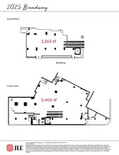 2025 Broadway, New York, NY à louer Plan d’étage– Image 1 sur 2