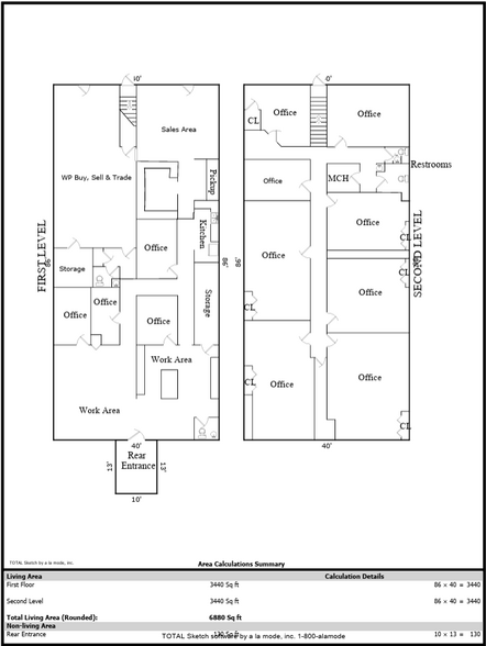 718-720 3rd Ave, West Point, GA à louer - Plan d’étage – Image 2 sur 2