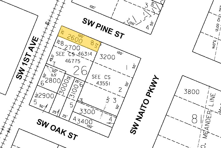 50 SW Pine St, Portland, OR à louer - Plan cadastral – Image 3 sur 29