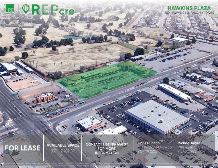 1550 Hawkins Blvd, El Paso, TX à louer - Photo de l’immeuble – Image 1 sur 12