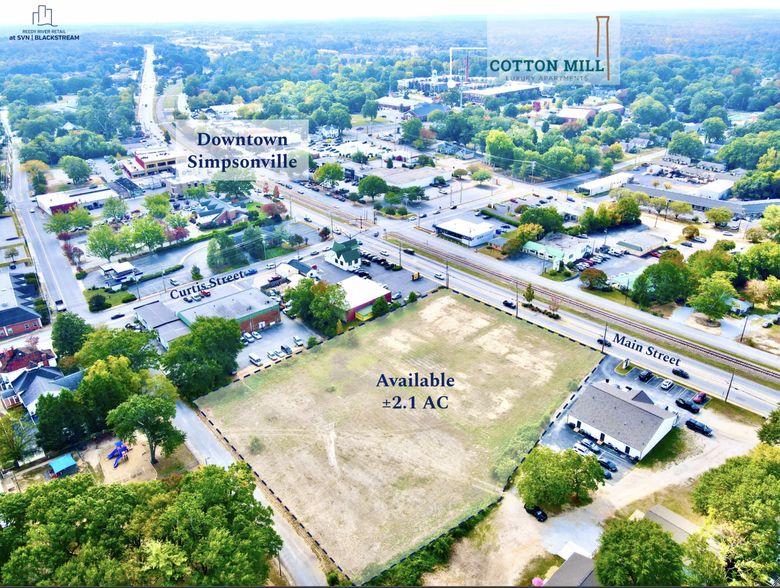 208 NE Main St, Simpsonville, SC à vendre - Photo de l’immeuble – Image 1 sur 5