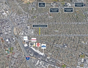 1610 W Burbank Blvd, Burbank, CA - Vue aérienne vue de carte