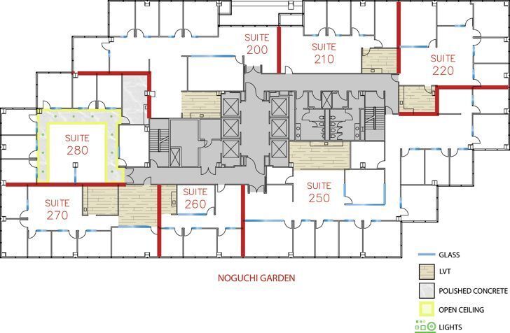 611 Anton Blvd, Costa Mesa, CA à louer Plan d’étage– Image 1 sur 1