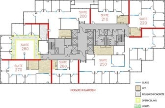 611 Anton Blvd, Costa Mesa, CA à louer Plan d’étage– Image 1 sur 1