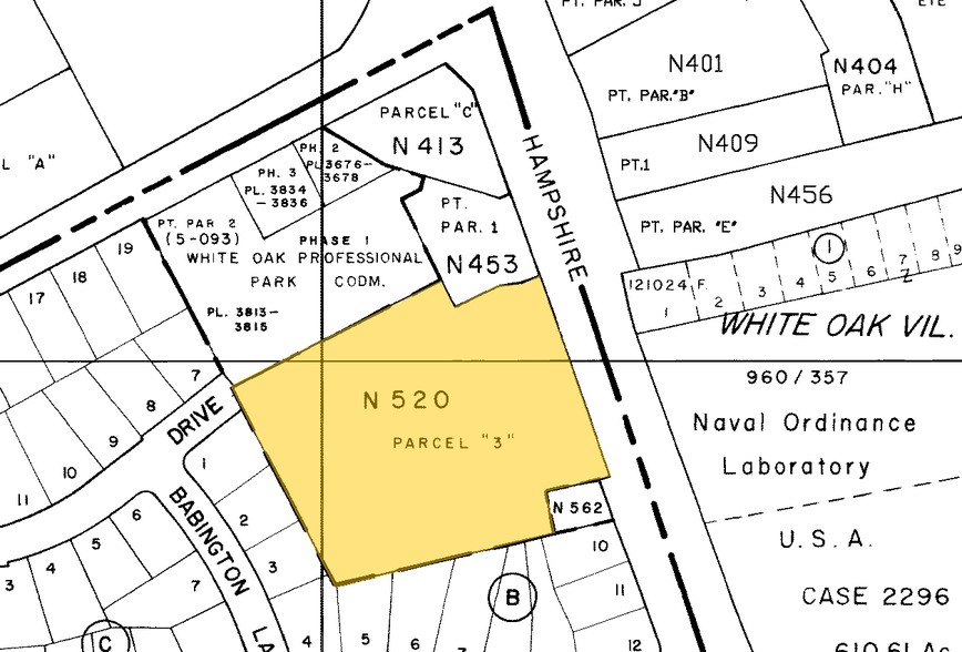 11120 New Hampshire Ave, Silver Spring, MD à louer - Plan cadastral – Image 2 sur 8
