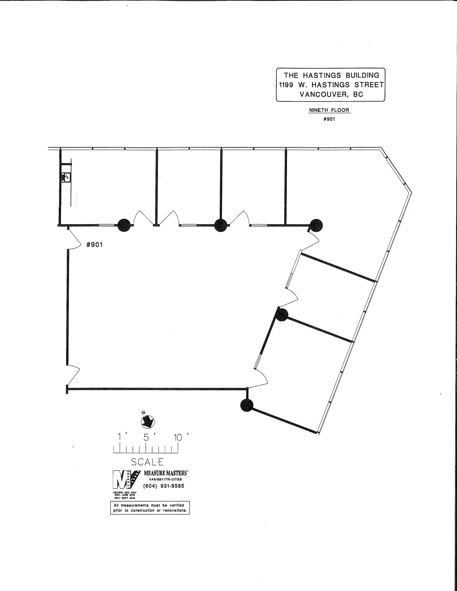 1199 W Hastings St, Vancouver, BC à louer Plan de site– Image 1 sur 3