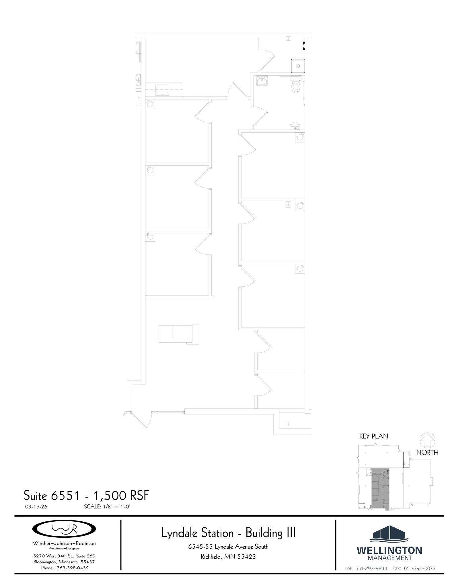 6545-6555 Lyndale Ave S, Richfield, MN à louer Plan de site– Image 1 sur 2