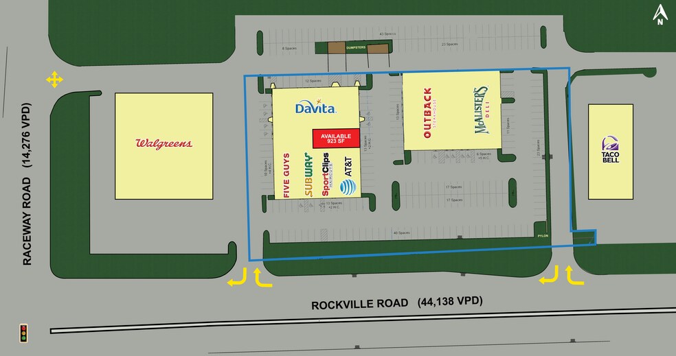 9210 Rockville Rd, Indianapolis, IN à louer - Photo de l’immeuble – Image 2 sur 5