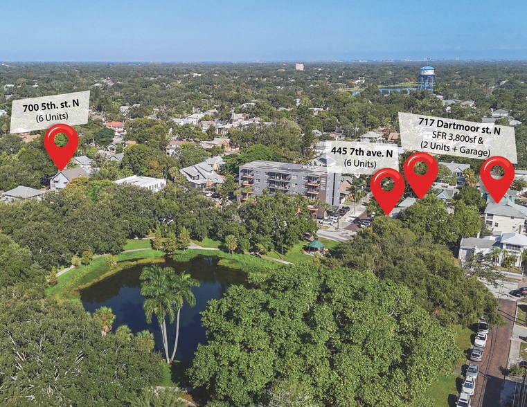 Downtown St. Pete 14 Apartments + House portefeuille de 3 biens à vendre sur LoopNet.fr - Photo de l’immeuble – Image 2 sur 26