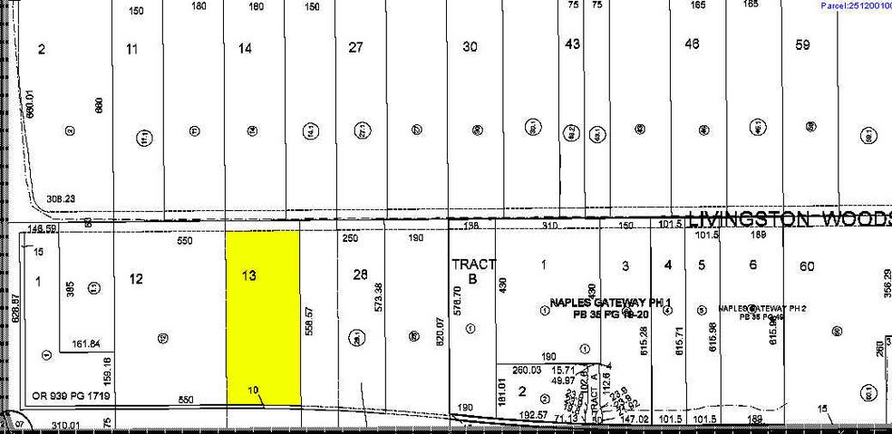 3459 Pine Ridge Rd, Naples, FL à louer - Plan cadastral – Image 2 sur 34