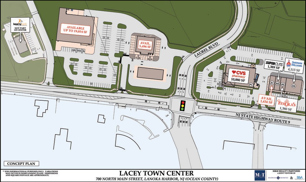706 Us Highway 9, Lanoka Harbor, NJ à louer - Plan de site – Image 2 sur 5