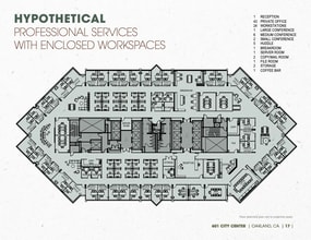 601 12th St, Oakland, CA à louer Plan d’étage– Image 2 sur 3