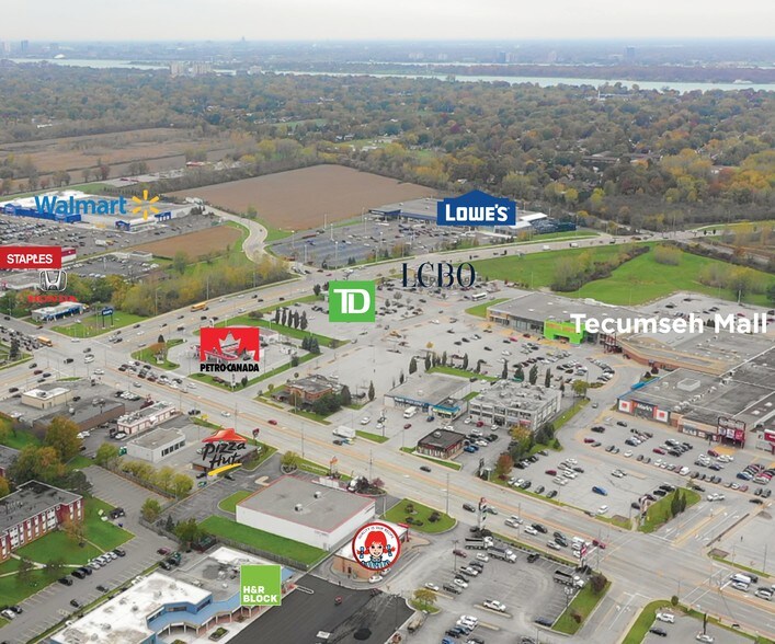 7555 Tecumseh Rd E, Windsor, ON à louer - Aérien – Image 3 sur 6