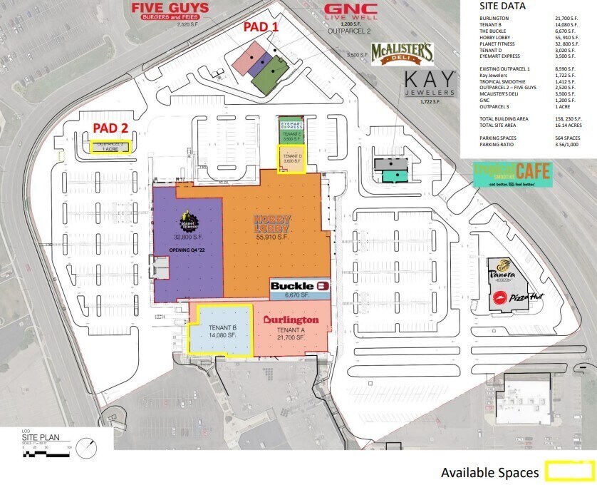 1250 Boardman Rd, Jackson, MI à louer Plan de site– Image 1 sur 1