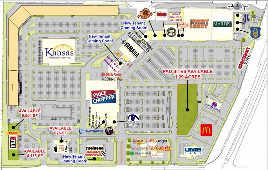 7102-7580 W 119th St, Overland Park, KS à louer - Plan de site – Image 1 sur 7