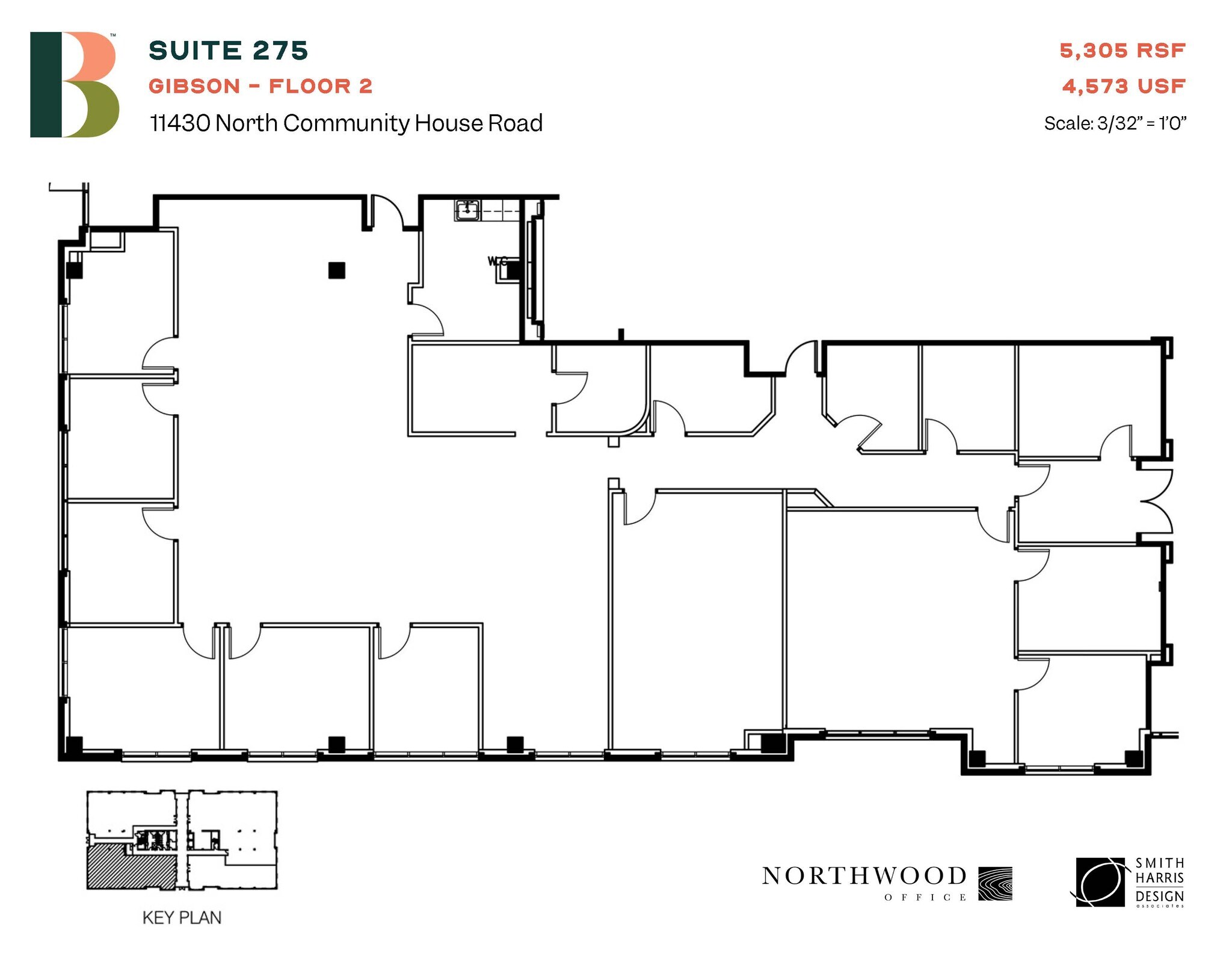 11430 N Community House Rd, Charlotte, NC à louer Plan d’étage– Image 1 sur 1
