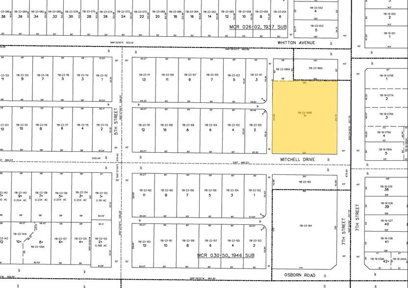3508 N 7th St, Phoenix, AZ à louer - Plan cadastral – Image 2 sur 12