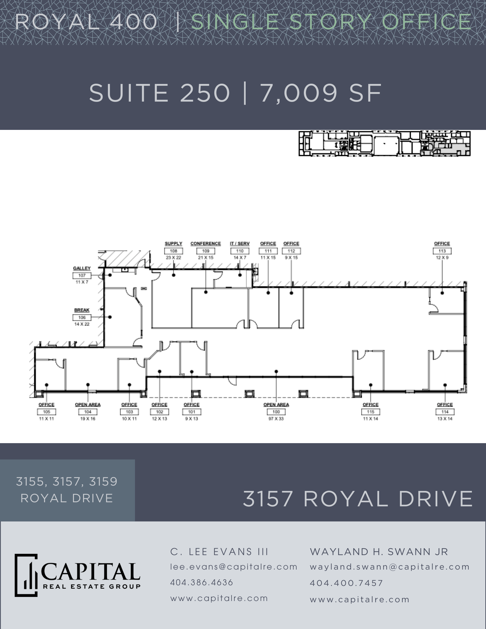 3155 Royal Dr, Alpharetta, GA à louer Plan d’étage– Image 1 sur 1