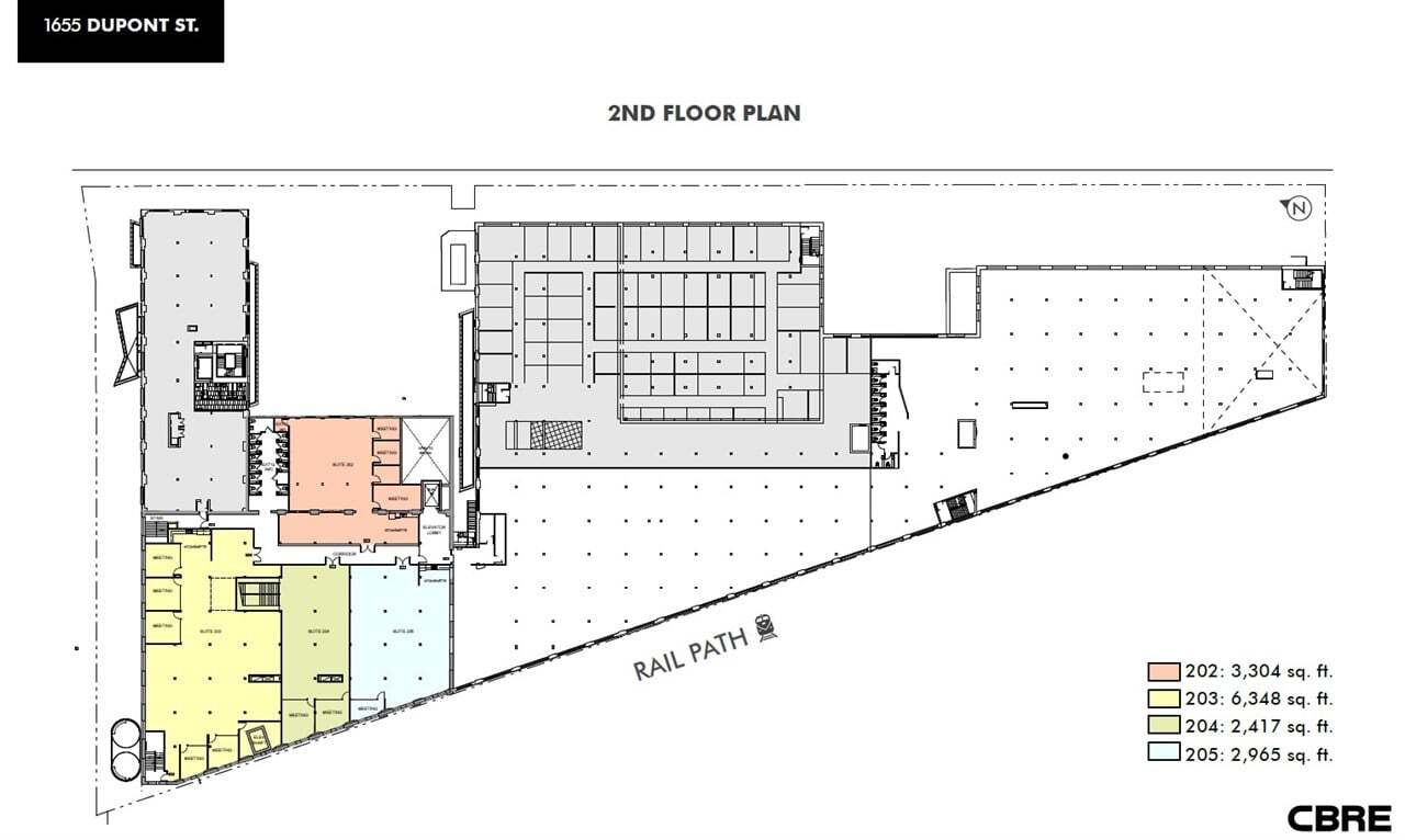 1655 Dupont St, Toronto, ON à louer Plan d’étage– Image 1 sur 1