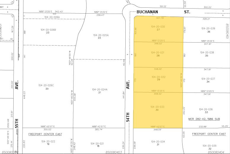 601 S 54th Ave, Phoenix, AZ à louer - Plan cadastral – Image 2 sur 9