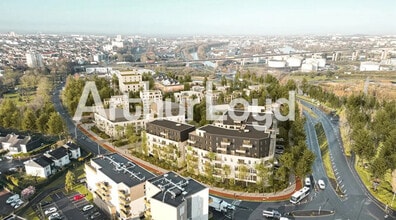 Mondeville - VUE AÉRIENNE  vue de carte