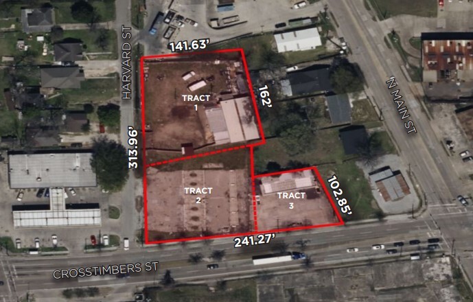 201 & 211 Crosstimbers St & 4410 Harvard St, Houston, TX à vendre - Photo principale – Image 1 sur 6