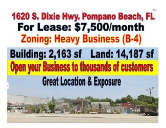 Plus de détails pour 1620 S Dixie Hwy, Pompano Beach, FL - Local commercial à louer