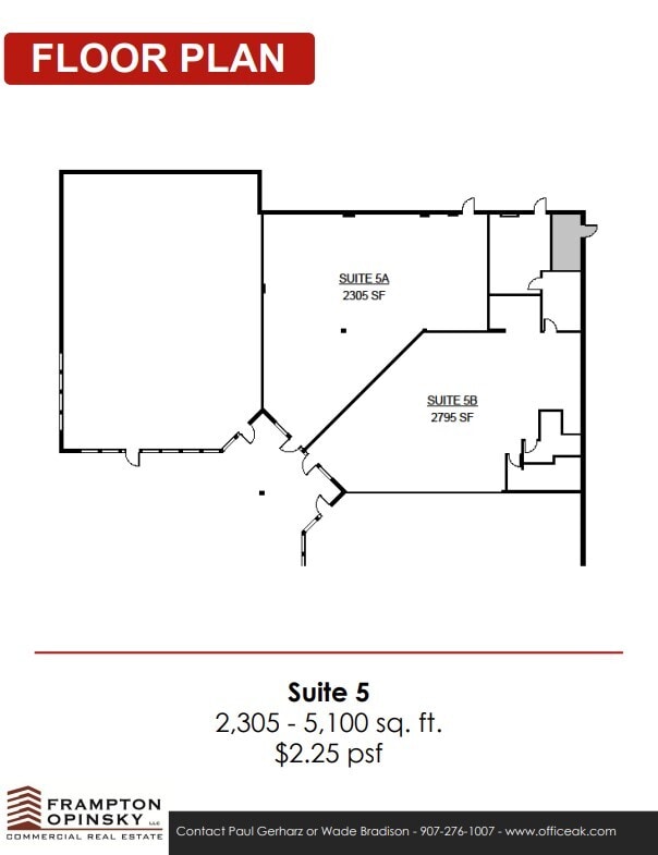 341 E Benson Blvd, Anchorage, AK à louer Plan d’étage– Image 1 sur 1