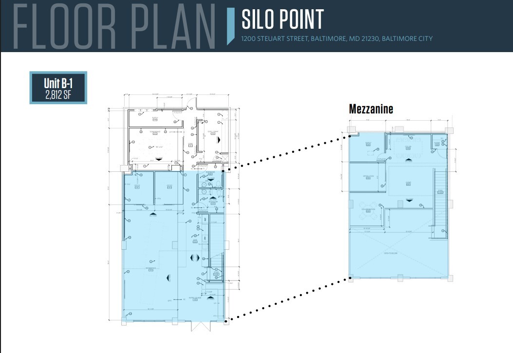 1200 Steuart St, Baltimore, MD à louer Plan d’étage– Image 1 sur 1