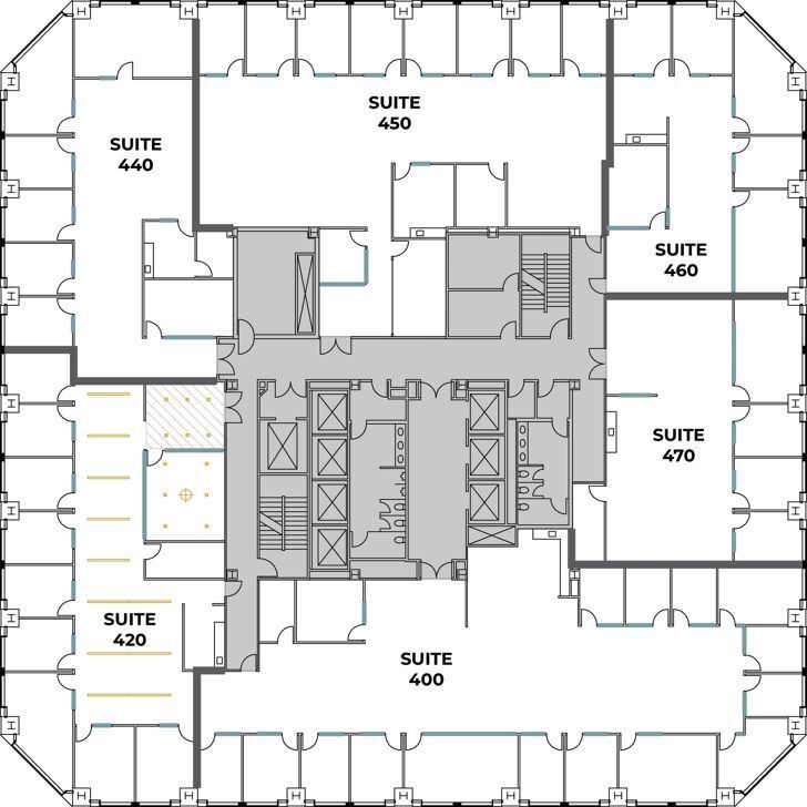 100 Spectrum Center Dr, Irvine, CA à louer Plan d’étage– Image 1 sur 1