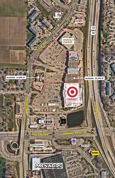 203-259 Junction Rd, Madison, WI à louer - Aérien – Image 2 sur 3