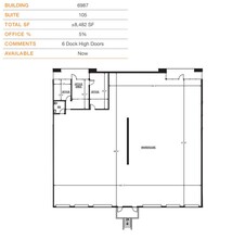 6987 Calle De Linea, San Diego, CA à louer Plan d’étage– Image 1 sur 2