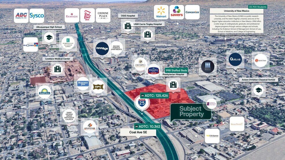 1001 Coal Ave SE, Albuquerque, NM à vendre - Photo de l’immeuble – Image 2 sur 2