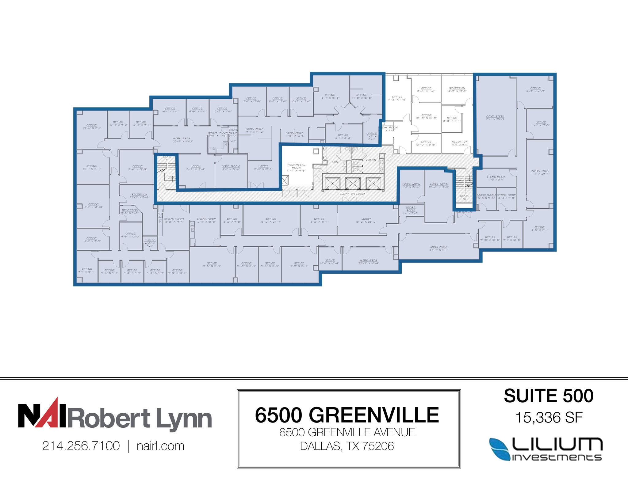 6500 Greenville Ave, Dallas, TX à louer Plan d’étage– Image 1 sur 1