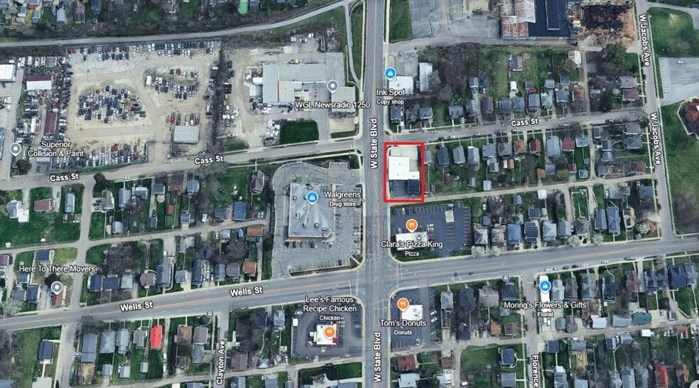 301 W State Blvd, Fort Wayne, IN à vendre - Aérien – Image 3 sur 8