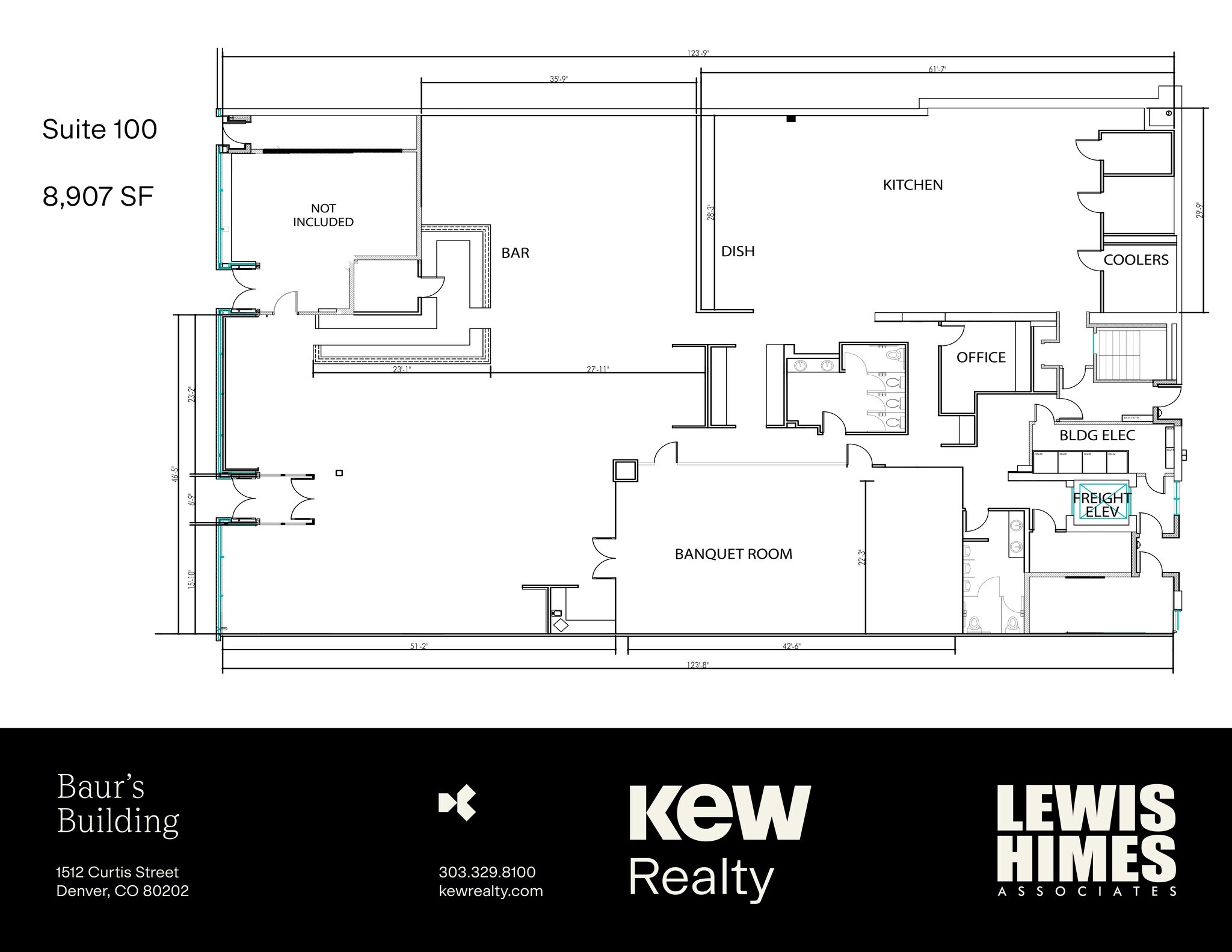 1512-1514 Curtis St, Denver, CO à louer Plan de site– Image 1 sur 11