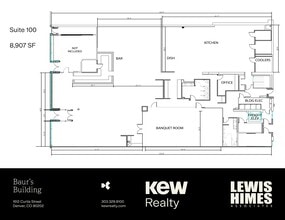 1512-1514 Curtis St, Denver, CO à louer Plan de site– Image 1 sur 11