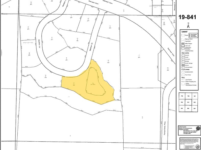 3652 Marathon Cir, Austell, GA à vendre - Plan cadastral – Image 2 sur 2