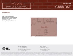 6725 W Sunset Blvd, Los Angeles, CA à louer Plan de site– Image 1 sur 1