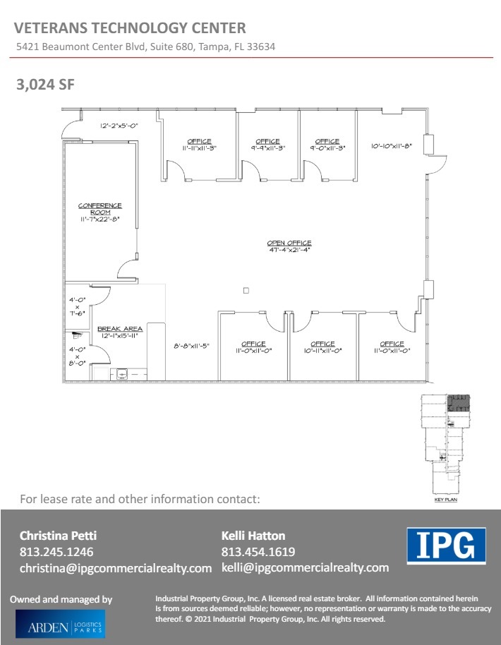 5402-5460 Beaumont Center Blvd, Tampa, FL à louer Plan d’étage– Image 1 sur 1