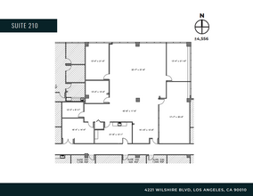 4221 Wilshire Blvd, Los Angeles, CA à louer Plan d’étage– Image 1 sur 2