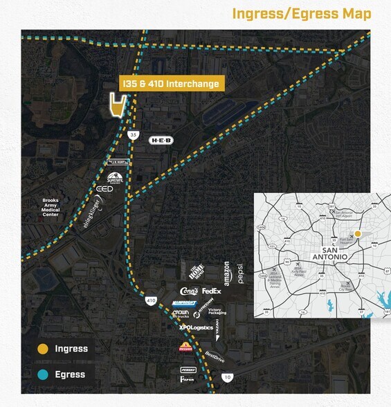 I-35 & 410 Interchange, San Antonio, TX à louer - Aérien – Image 2 sur 3