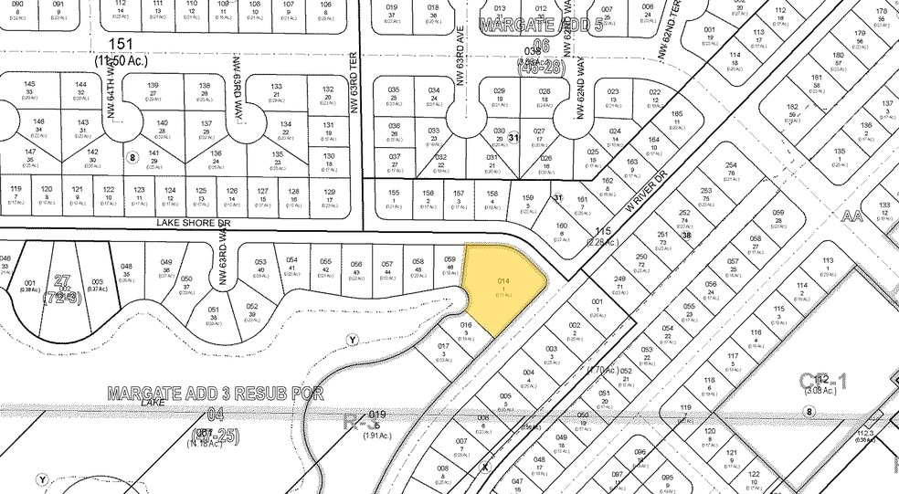 1241-1251 W River Dr, Margate, FL à vendre - Plan cadastral – Image 2 sur 49