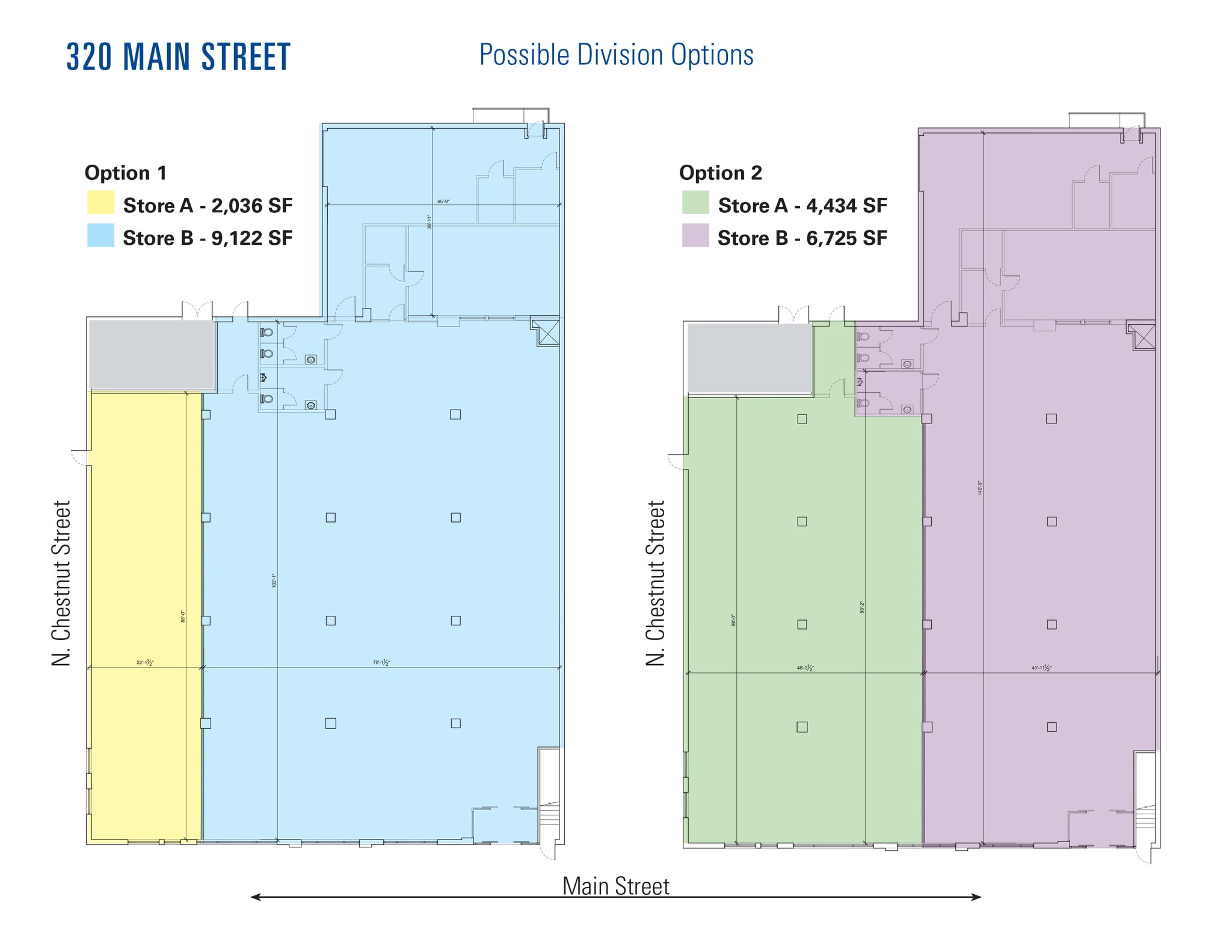 320-322 Main St, Beacon, NY à louer Plan d’étage– Image 1 sur 3