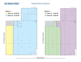 320-322 Main St, Beacon, NY à louer Plan d’étage– Image 1 sur 3