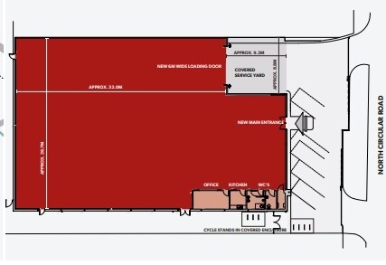 11 North Circular Rd, Londres à louer - Plan d’étage – Image 3 sur 8