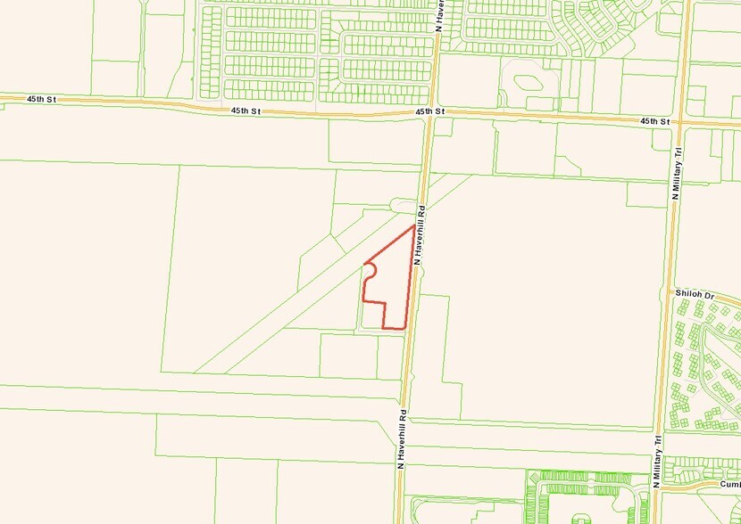 5403 N Haverhill Rd, West Palm Beach, FL à louer - Plan cadastral – Image 3 sur 3