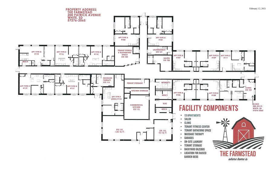 200 Patrick Ave, White, SD à louer - Plan d’étage – Image 2 sur 2