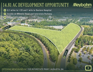 Plus de détails pour 1125 Interstate Pkwy, Augusta, GA - Terrain à vendre